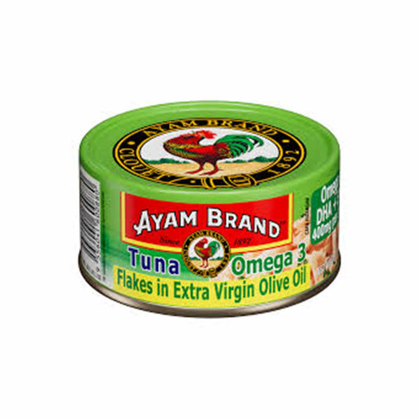Ayam Brand Tuna Omega 3 Flakes in Extra Virgin Olive Oil 150g (highest price)