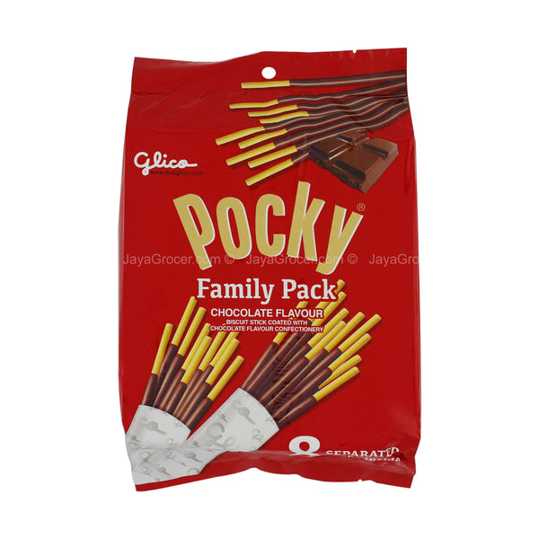 Glico Pocky Biscuit Stick Family Pack Chocolate Flavour 21g x 8 (highest price)