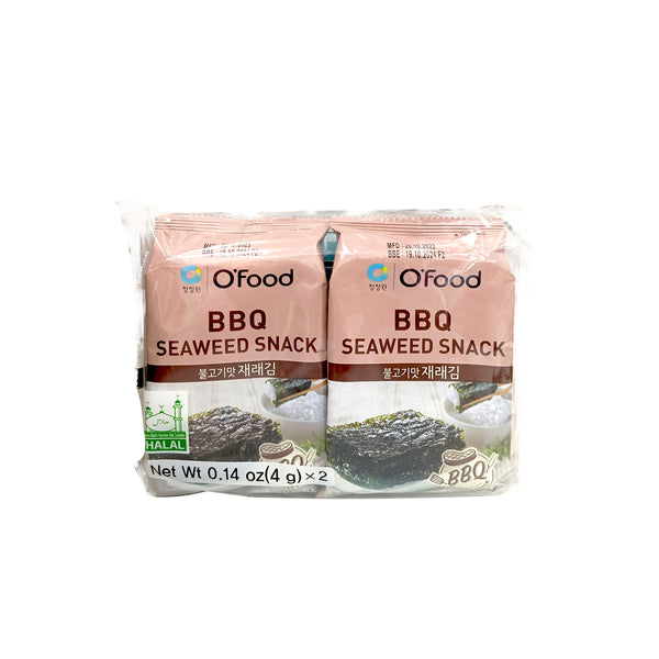 Daesang Roasted Seasoned Laver (BBQ) Halal 4g x 2