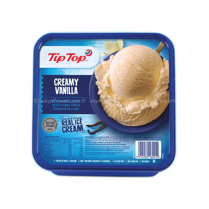 Tip Top Creamy Vanilla Ice Cream 2L