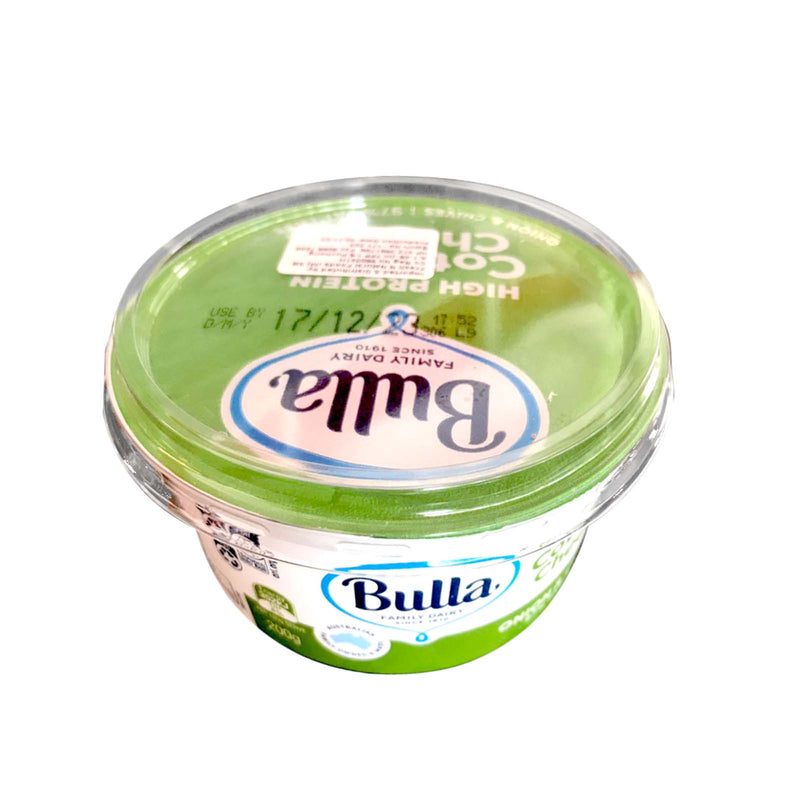 Bulla Cottage Cheese Onion and Chives 200g