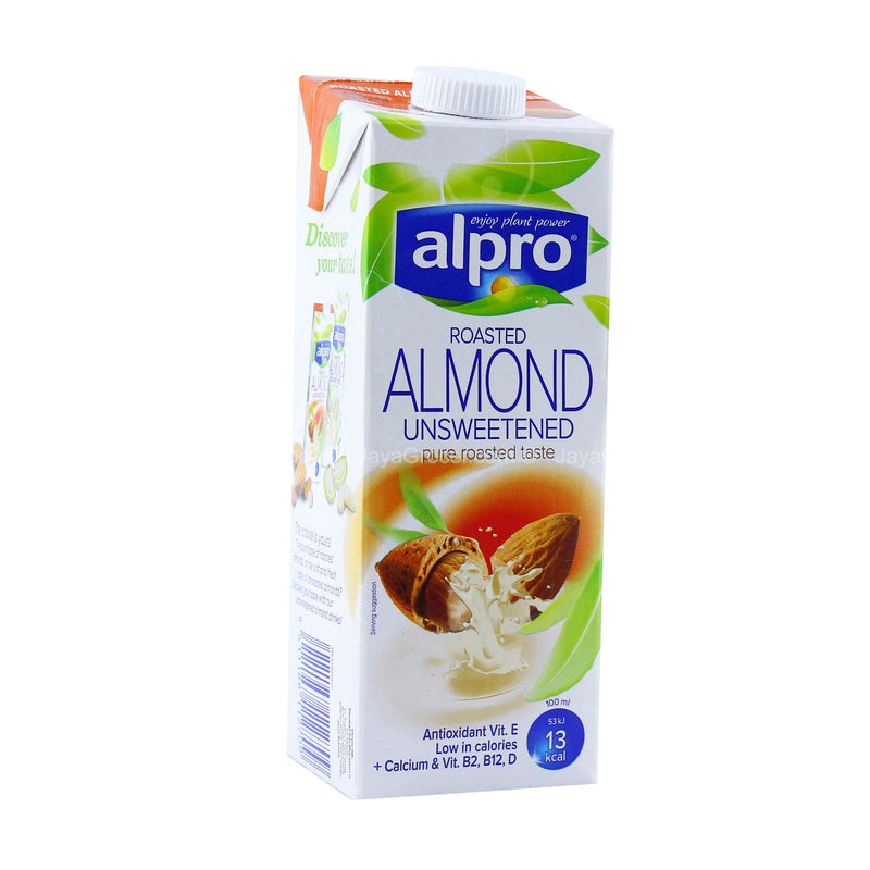 Alpro Roasted Almond Drink Unsweetened 1L