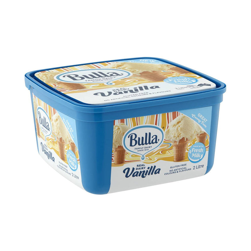 Bulla Reduced Fat Vanilla Ice Cream 2L