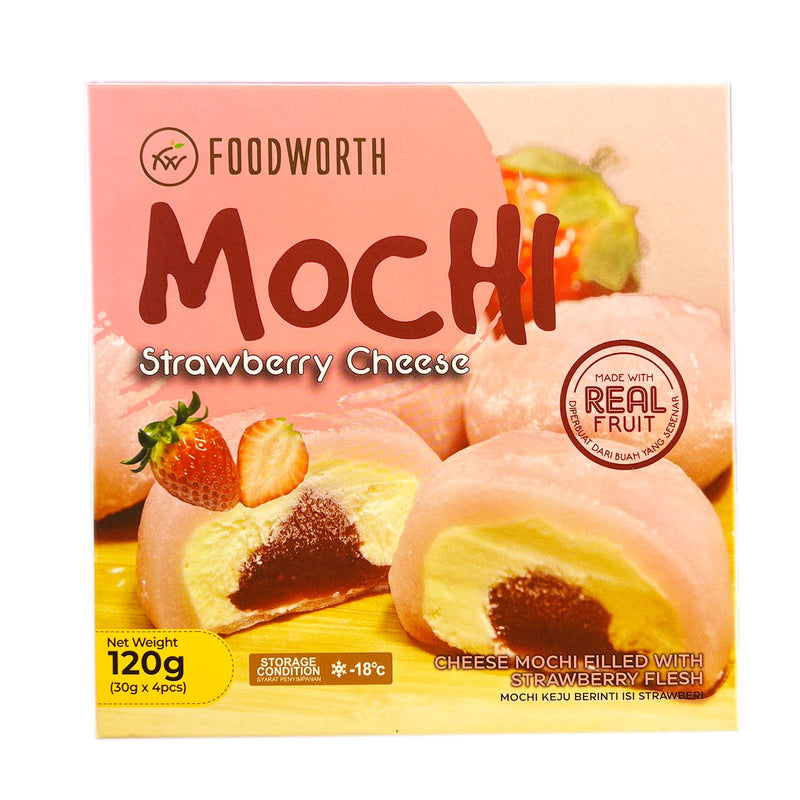 Foodworth Strawberry Cheese Mochi 120g