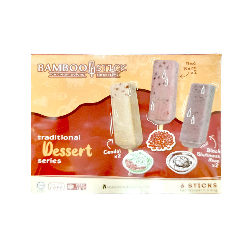 Bamboostick Potong Traditional Series Ice Cream 60g x 6