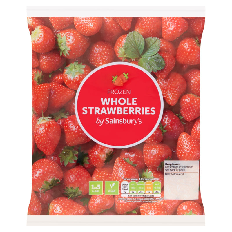 Sainsburys Frozen Whole Strawberry 350g