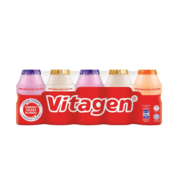 Vitagen Assorted Flavours Cultured Drink 125ml x 5 (highest price)