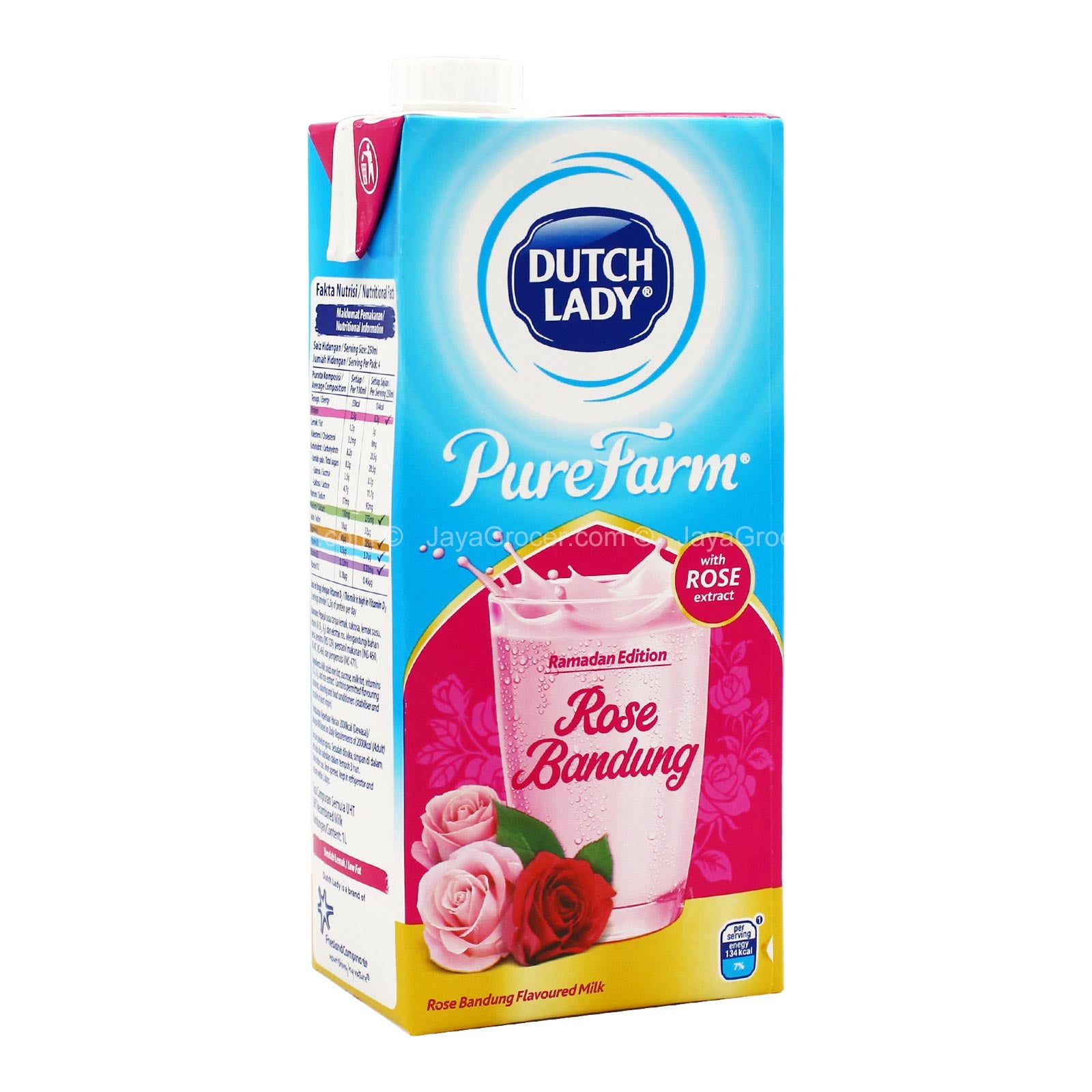 Dutch Lady Rose Bandung UHT Milk 1L