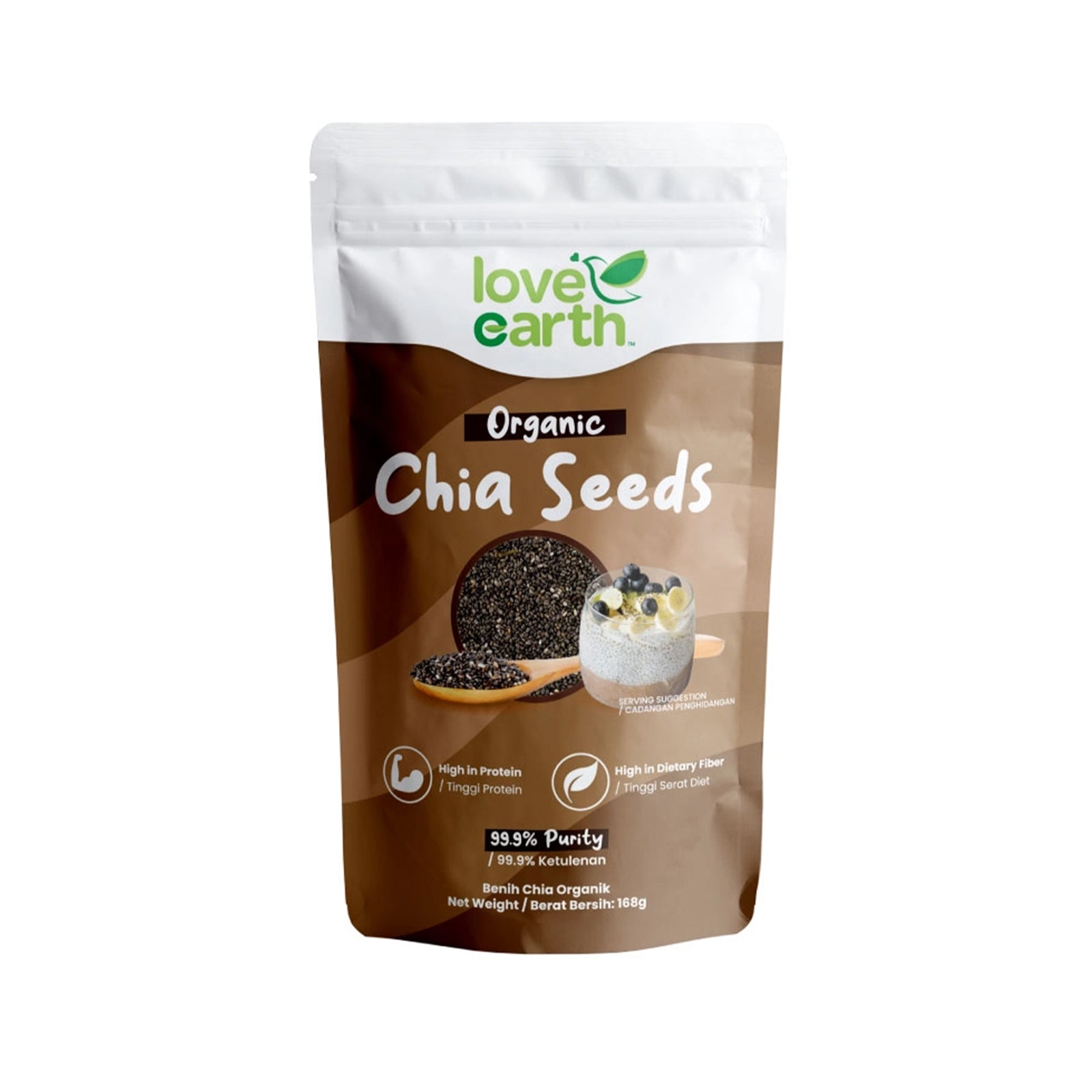 Love Earth Organic Chia Seeds 168g