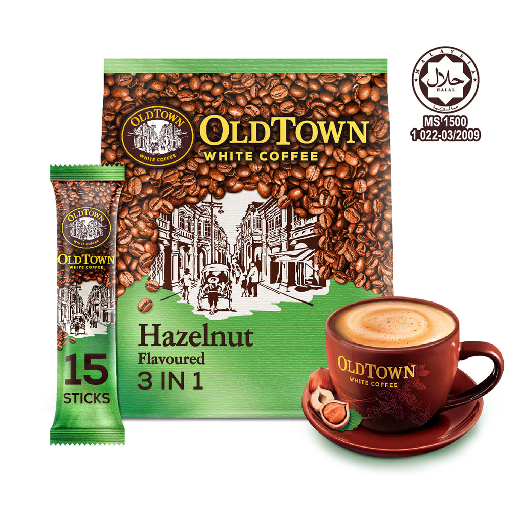 Old Town White Coffee 3-in-1 Hazelnut 31.6g x 15