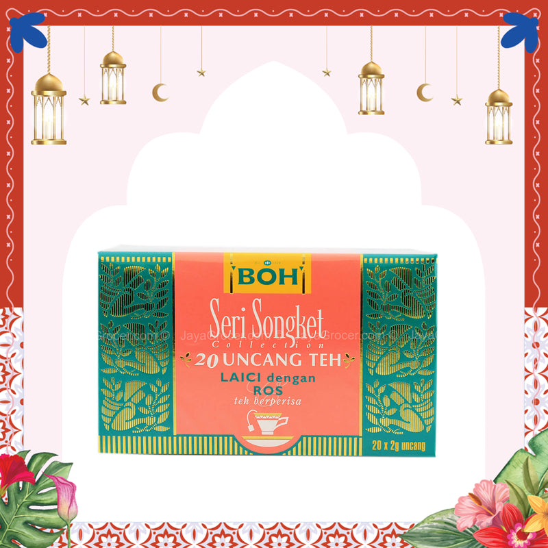 Boh Seri Songket Lychee with Rose Tea 20pcs/pack