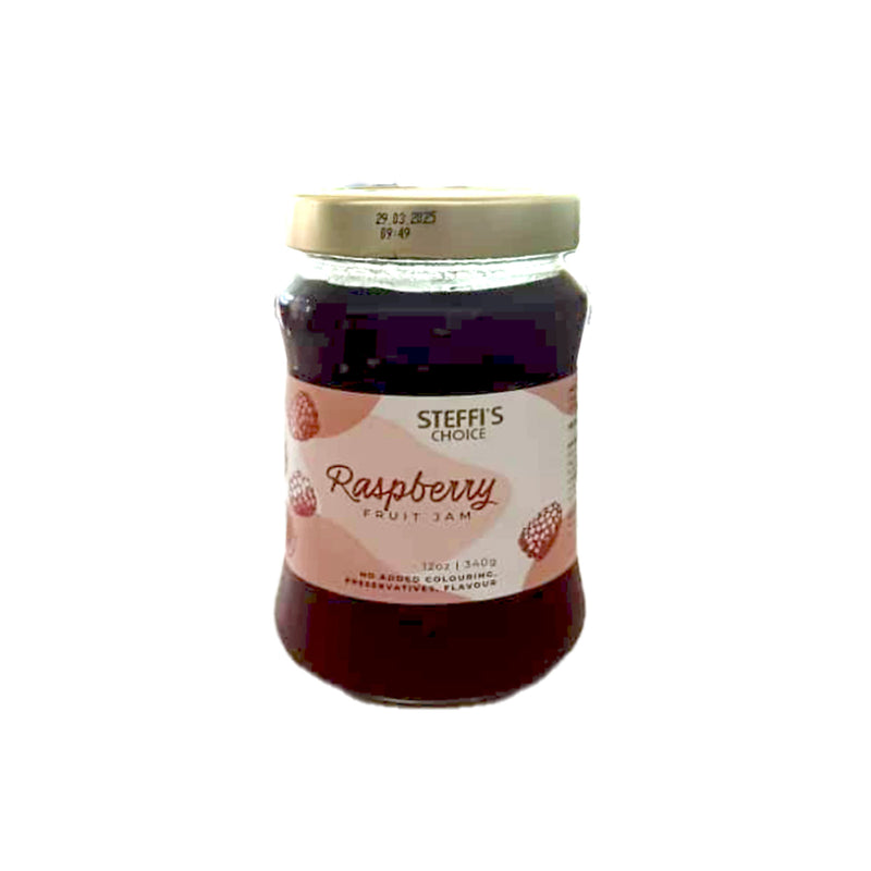 Steffis Choice Raspberry Jam 340g