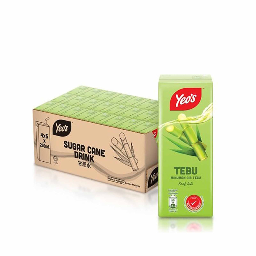 Yeos Sugar Cane 250ml x 6