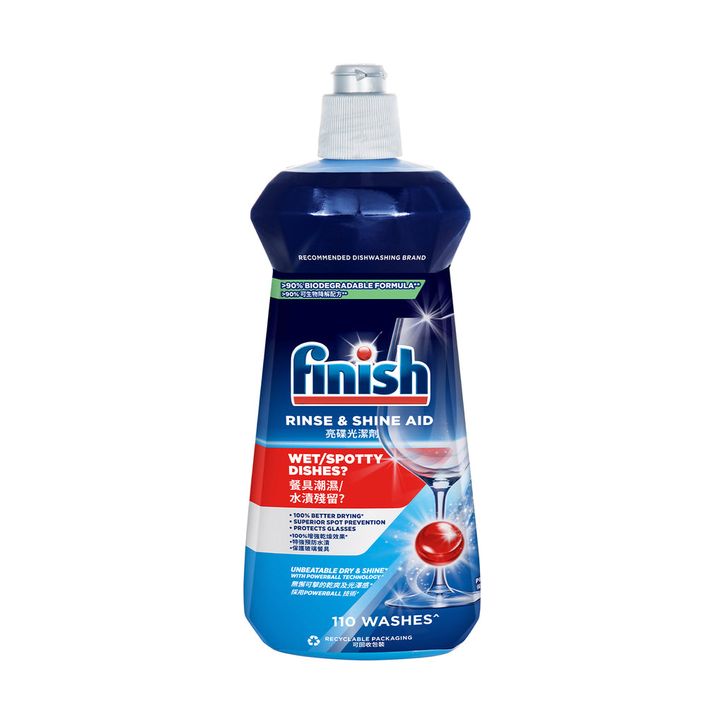 Finish Dishwasher Cleaner and Rinse Aid 500ml