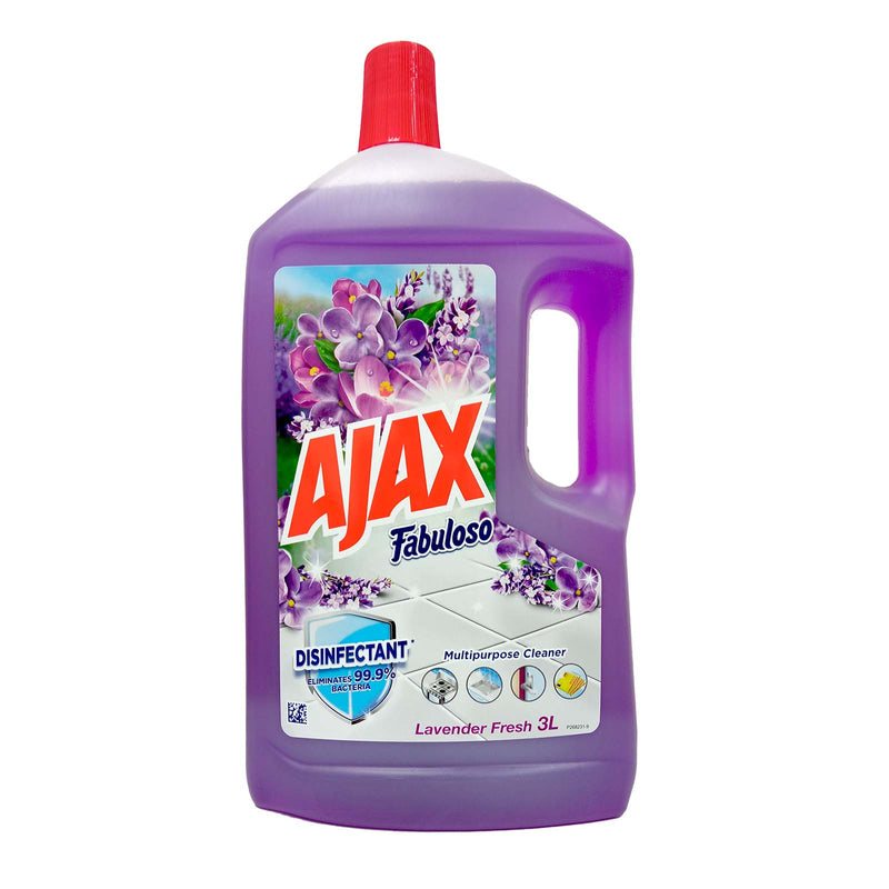 Ajax Fabuloso Lavender Fresh Multi Purpose Cleaner 3L