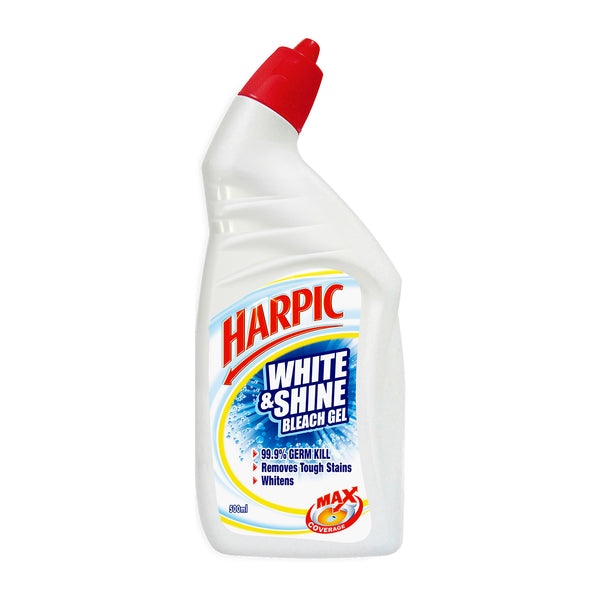 Harpic White and Shine Bleach Gel Toilet Cleaner 500ml x 2 (highest price)
