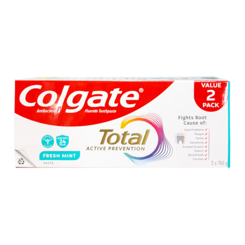 Colgate Total Clean Mint Toothpaste 150g x 2
