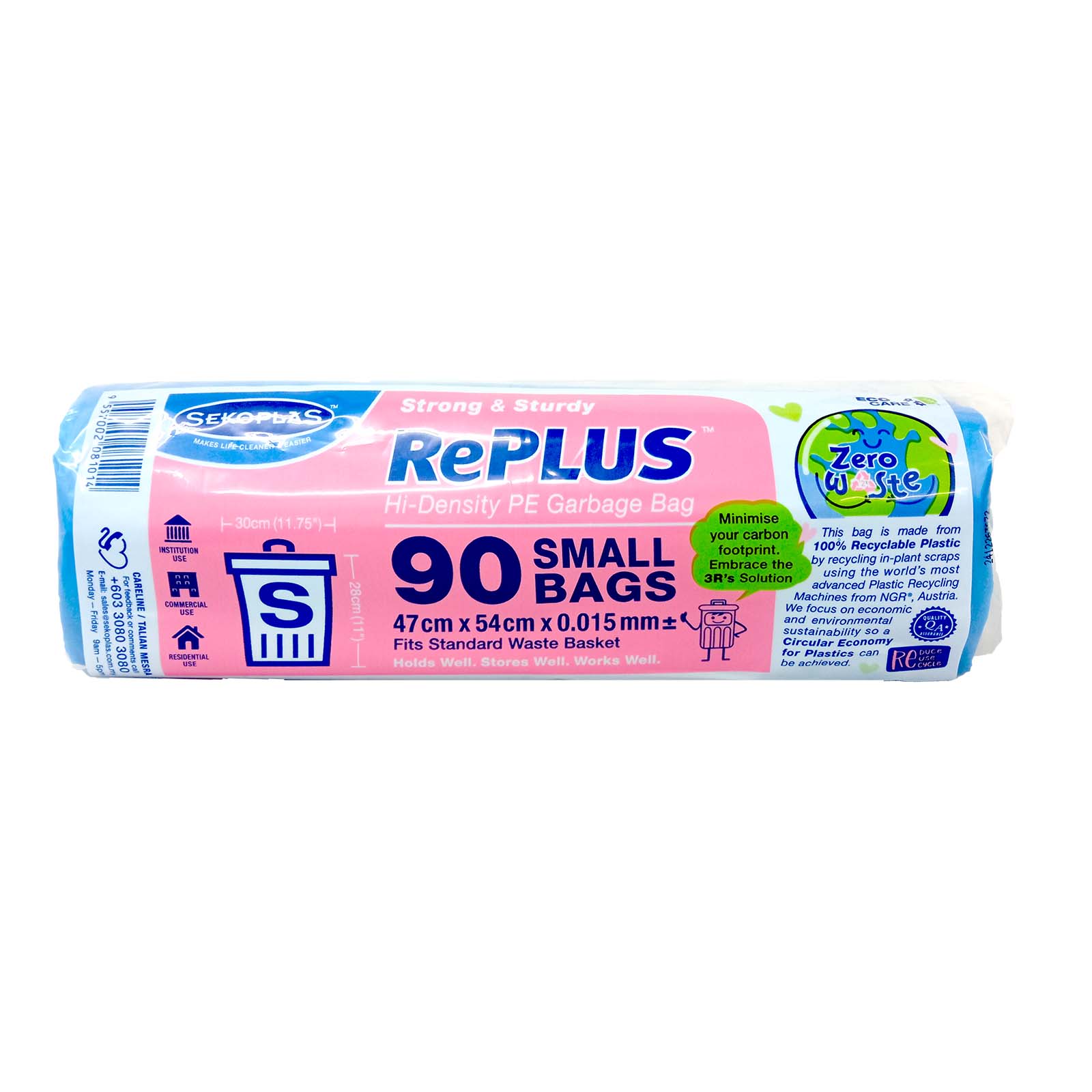 Sekoplus Replus Mini Garbage Roll (Small) 47 x 54cm 90pcs/pack