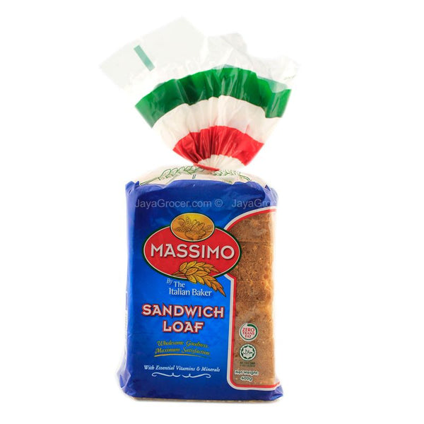 Massimo White Sandwich Loaf Bread 400g (highest price)