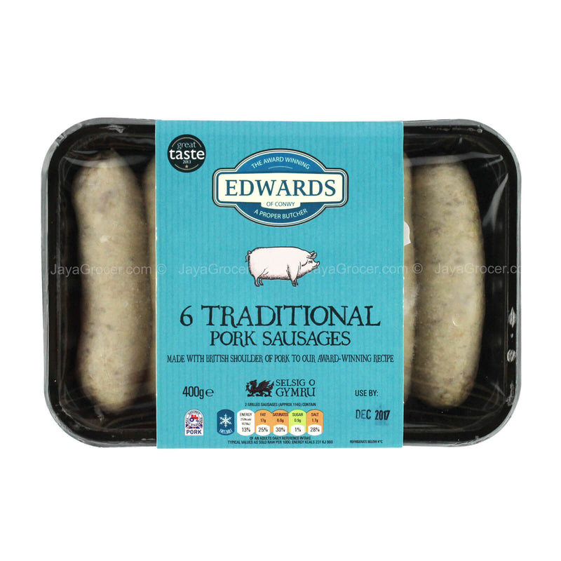 [NON-HALAL] Edwards Traditional Pork Sausage 400g