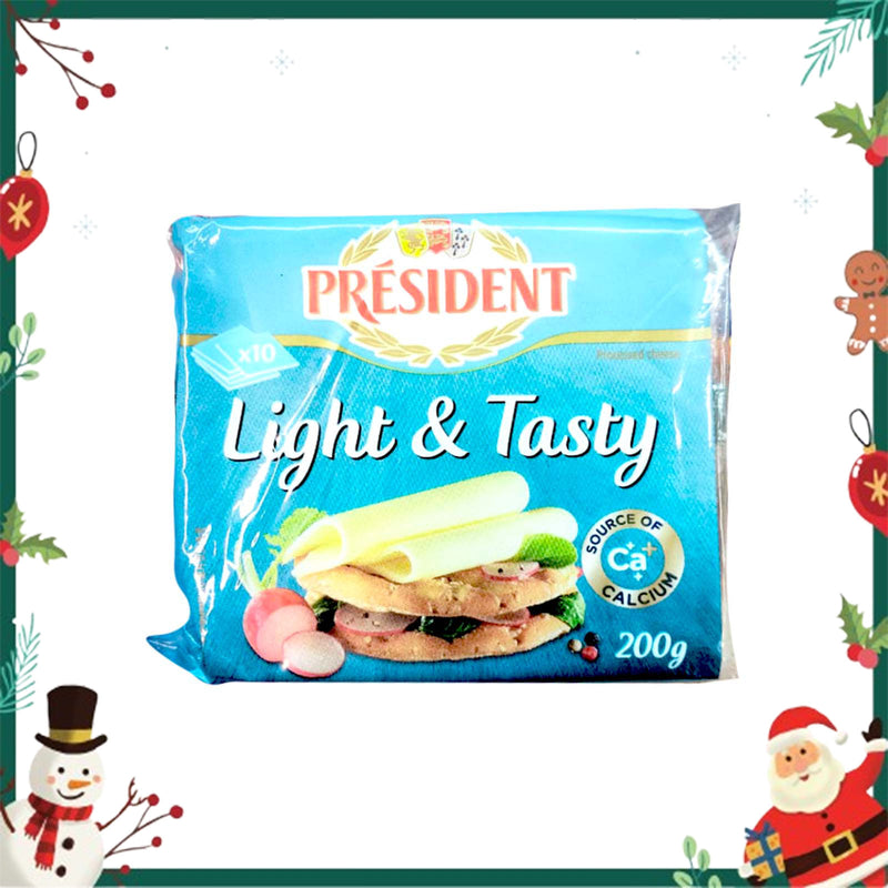 President Light Cheddar Cheese 200g