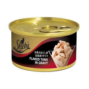 Sheba Flaked Tuna In Gravy Wet Food 85g