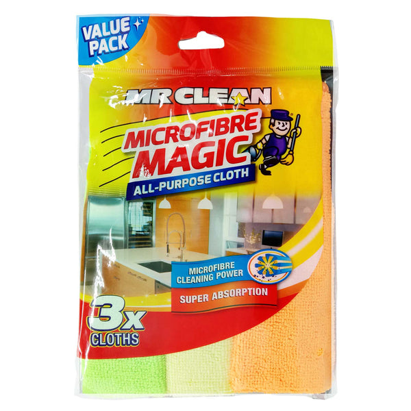 Mr Clean Microfiber Magic All-Purpose Cloth 3pcs/pack (highest price)