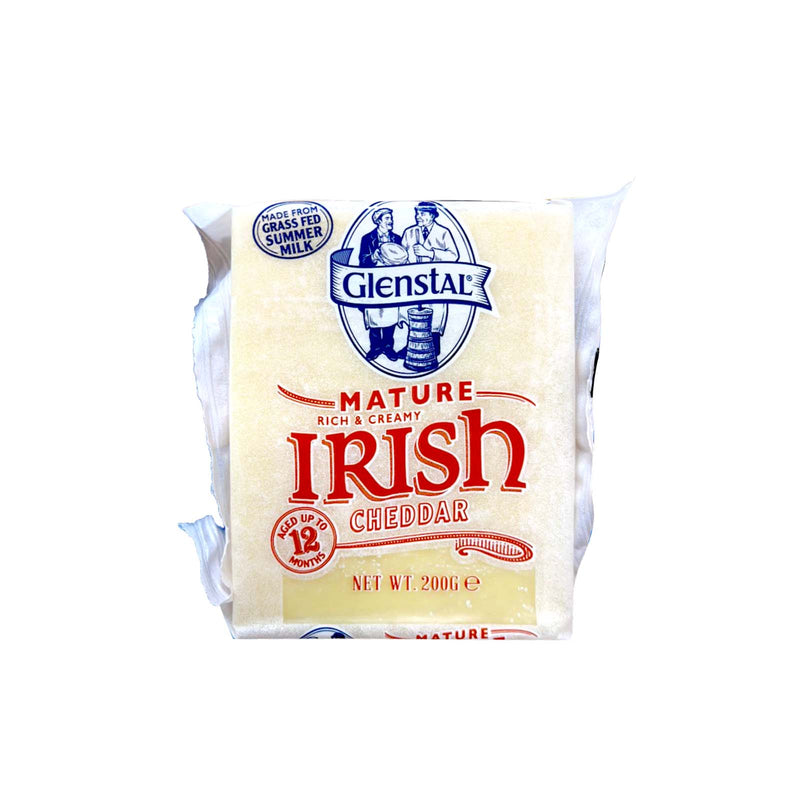 GLENSTAL IRISH MATURE CHEDDAR 200G*1