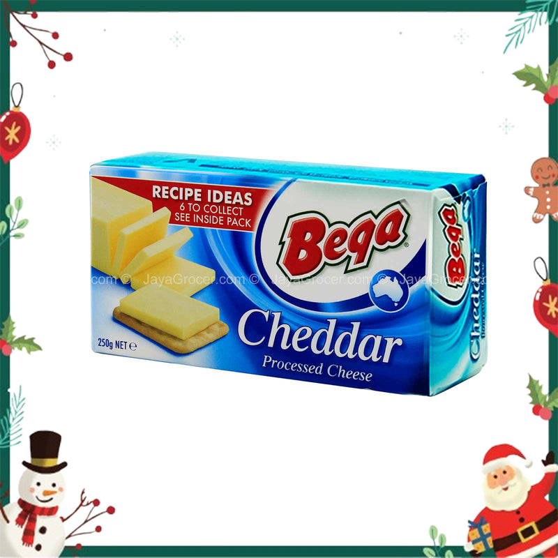 Bega Processed Cheddar Cheese Block 250g