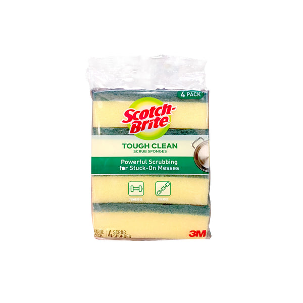 Scotch-Brite Heavy Duty Scouring Sponge 4pcs/pack (highest price)