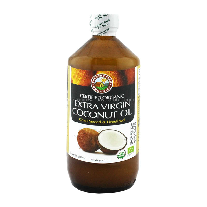 Country Farm Organic Extra Virgin Coconut Oil 1L