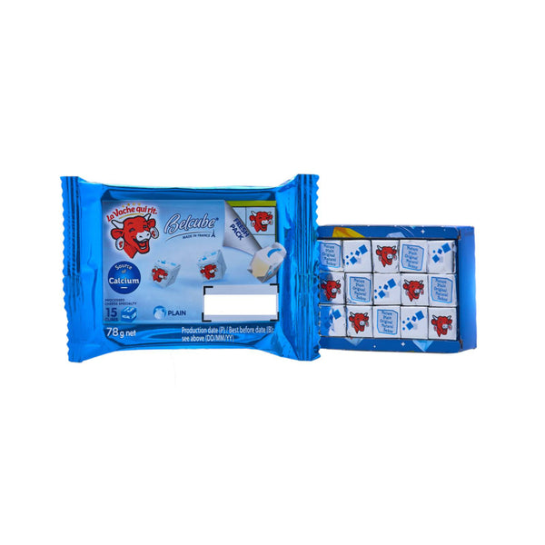 The Laughing Cow Belcube Plain 15Cubes 78g (highest price)