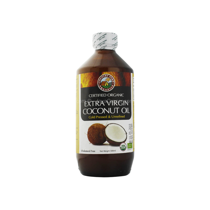 Country Farm Organics Extra Virgin Coconut Oil 500ml