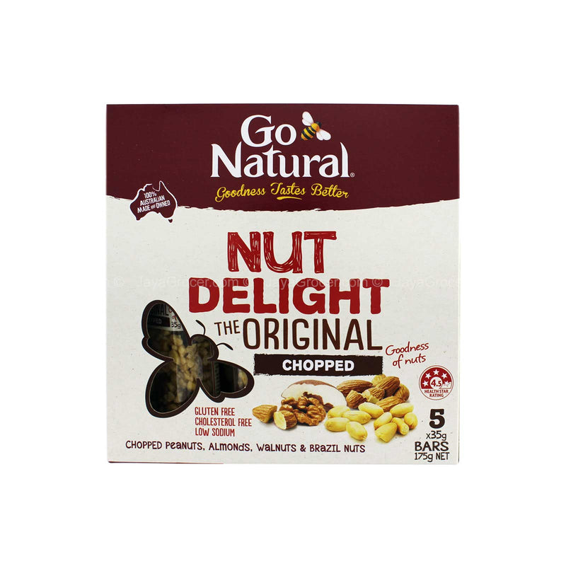 Go Natural Delight Chop Breakfast Bar Nut 175g