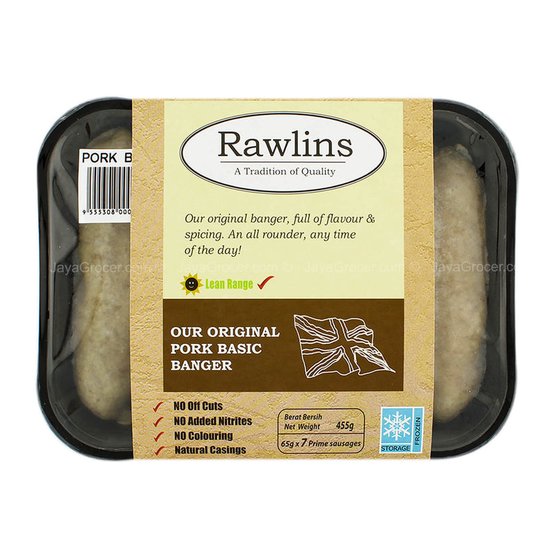 [NON-HALAL] Rawlins Pork Basic Banger 1pack