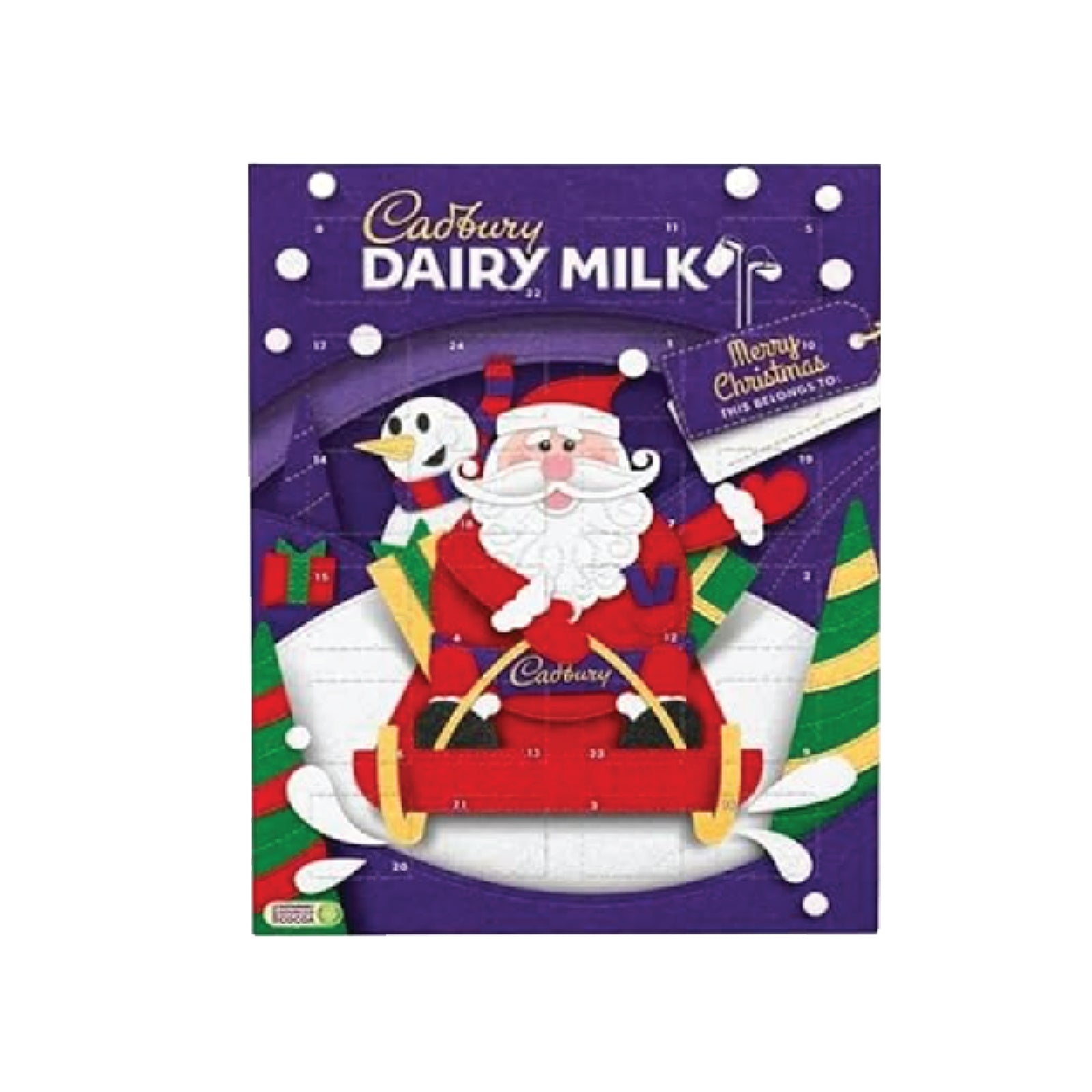 Cadbury Dairy Milk Advent Calendar  90g
