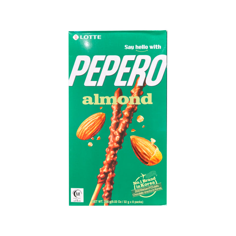 Lotte Almond Pepero Biscuit Sticks Big Pack 256g