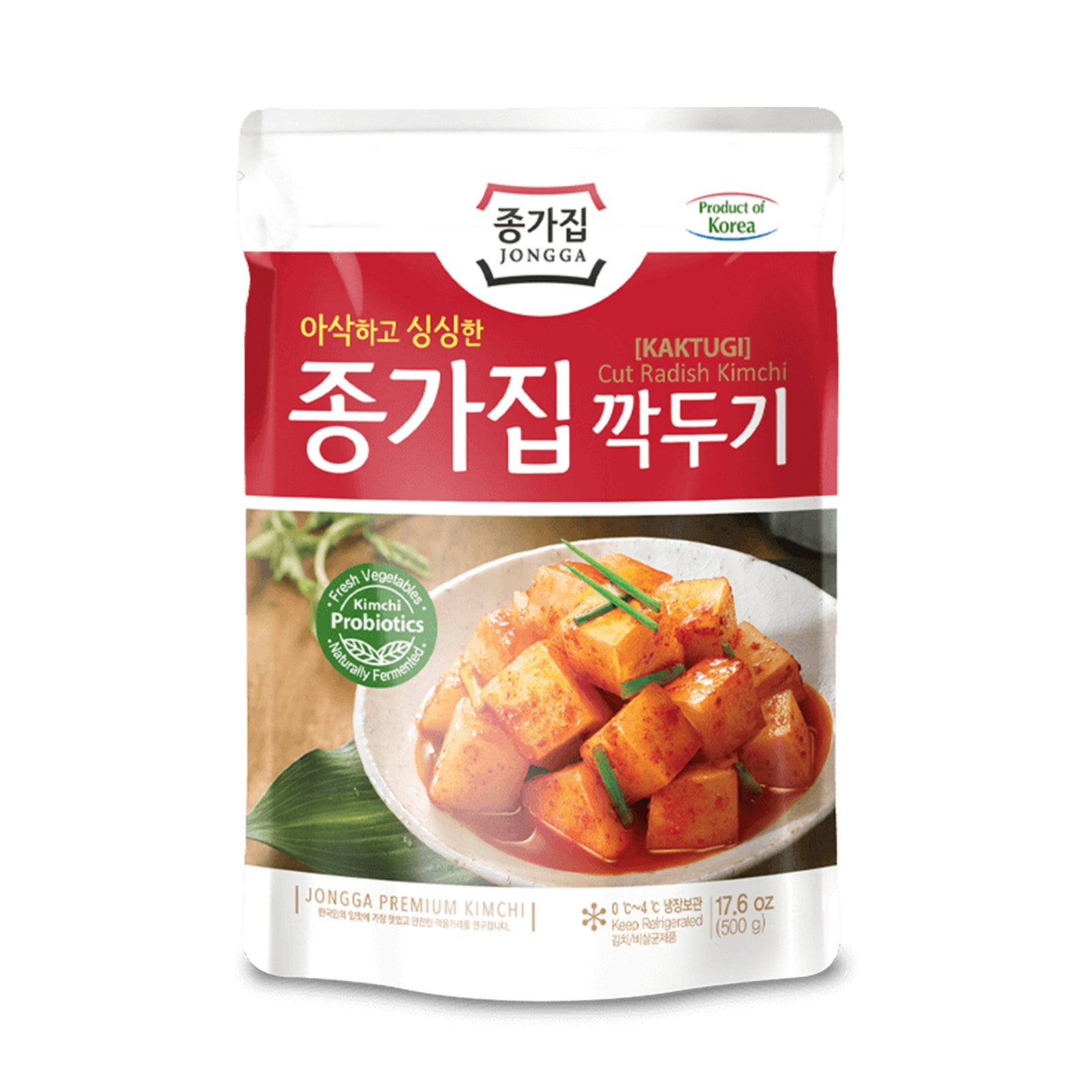 Jongga Kaktugi Kimchi 500g