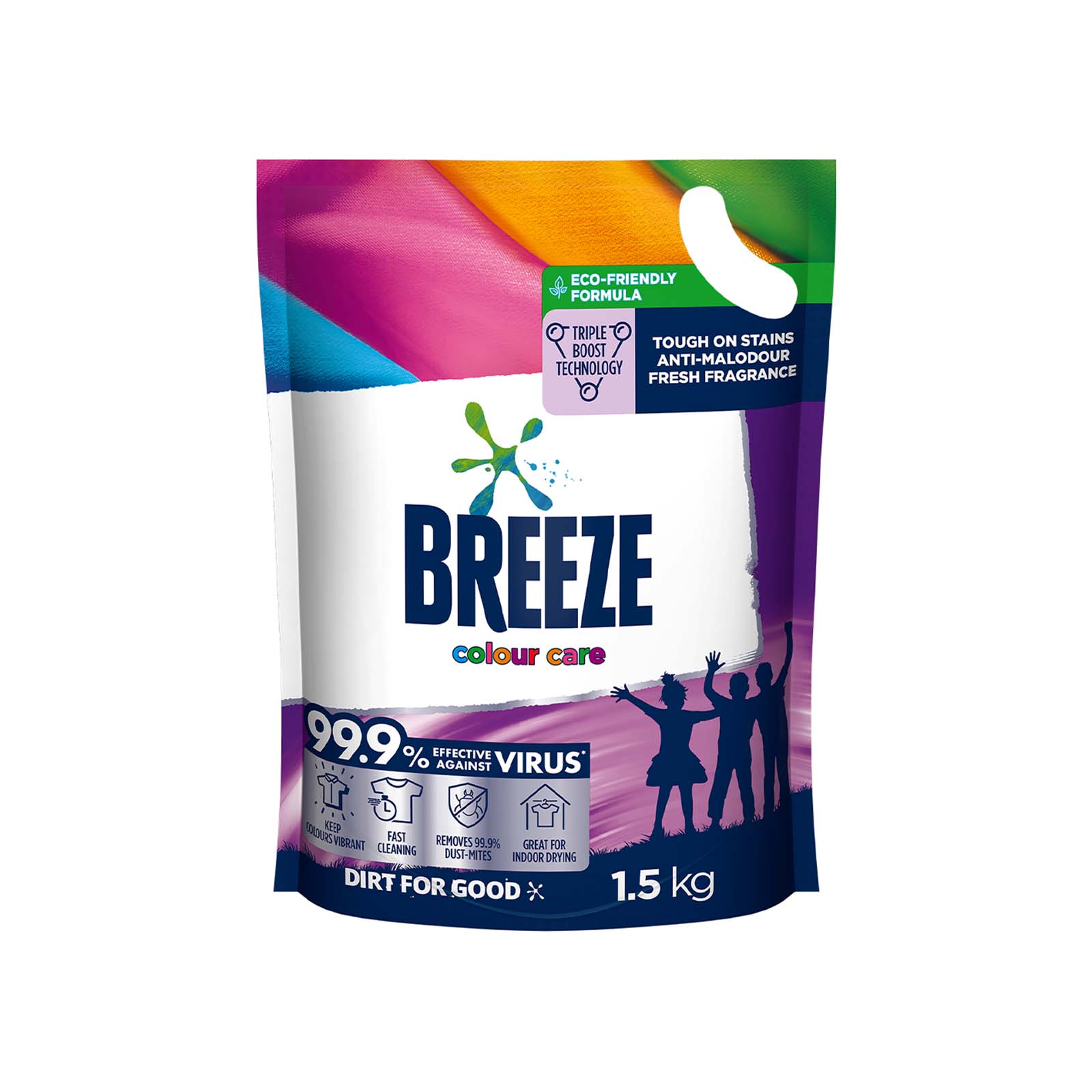 Breeze Detergent Liquid Color Care Refill Pack 1.5kg