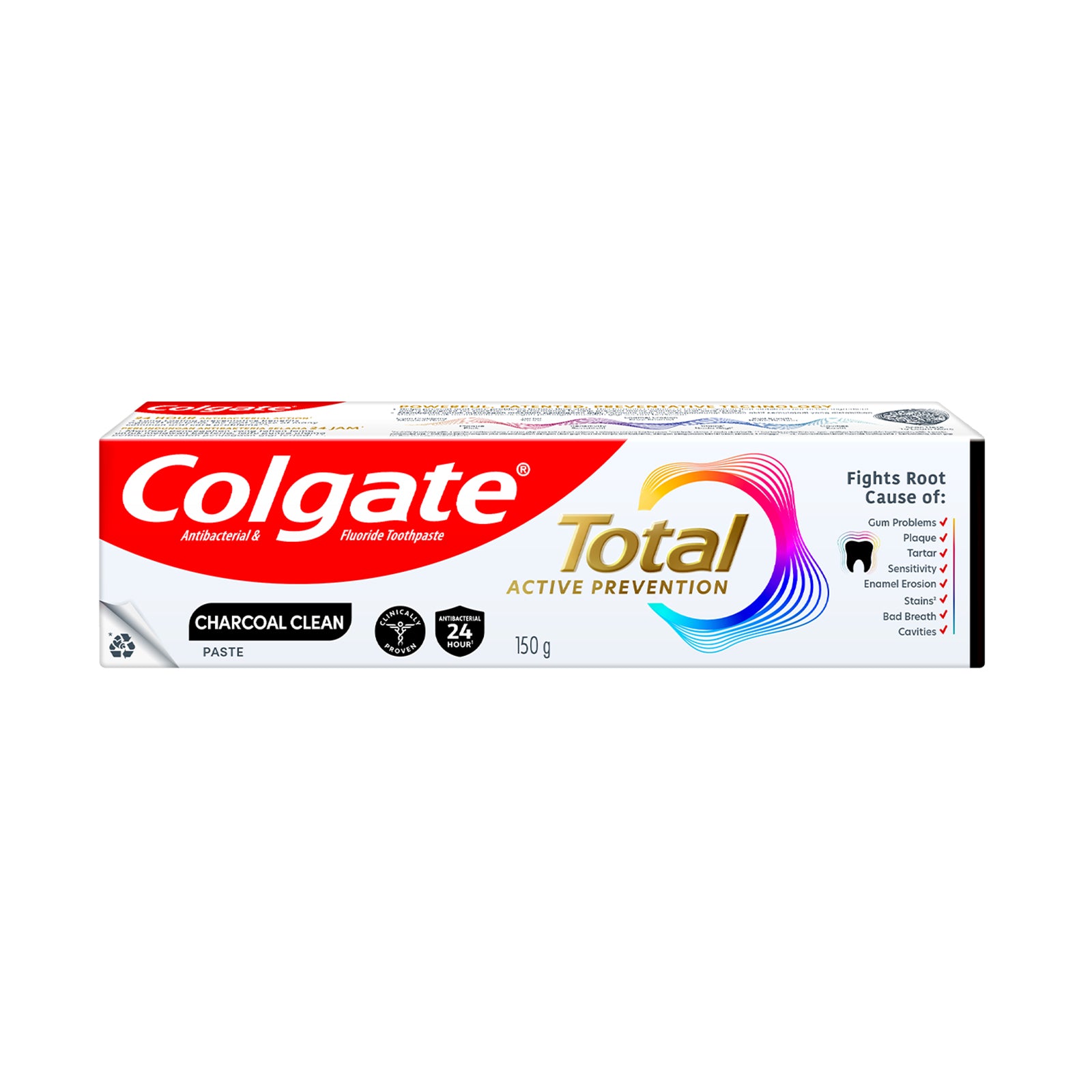 Colgate Total Charcoal Deep Clean Value Pack 150g x 2