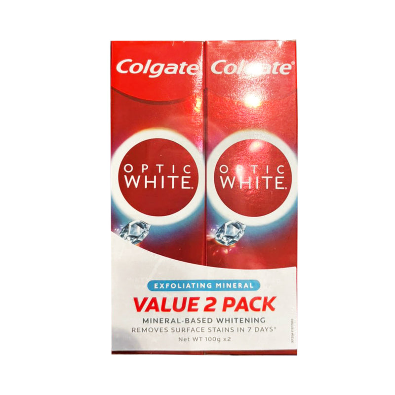 Colgate Optic White Plus Shine 100g x 2