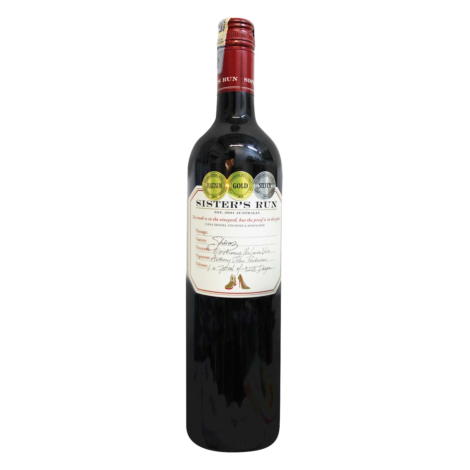 Sister's Run McLaren Vale Shiraz Wine 750ml