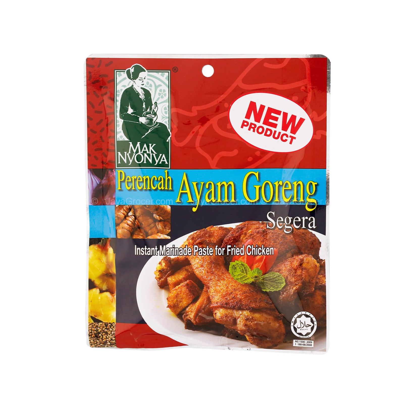 Mak Nyonya Instant Fried Chicken Marinade Paste 150g