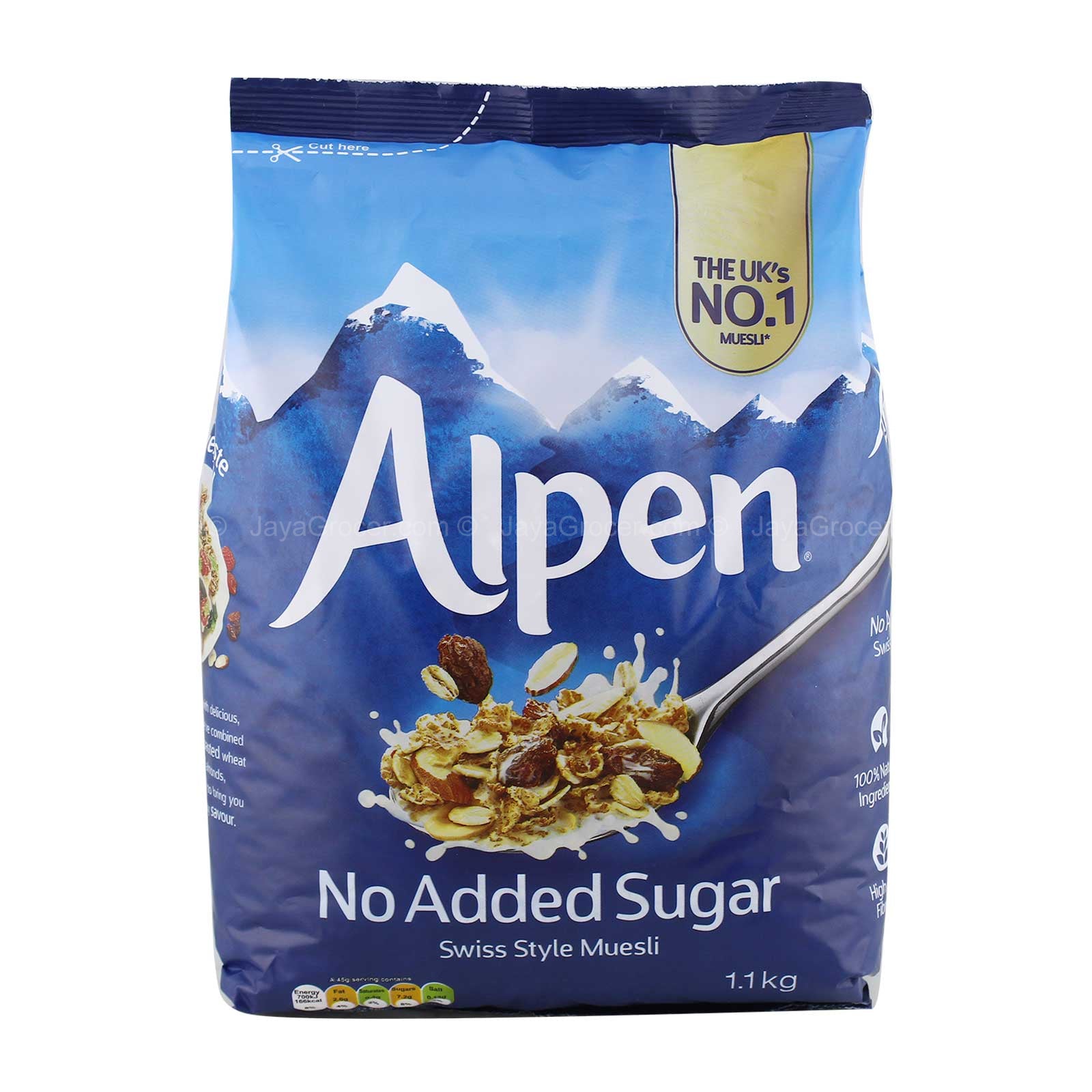 Alpen No Added Sugar Swiss Style Muesli 950g