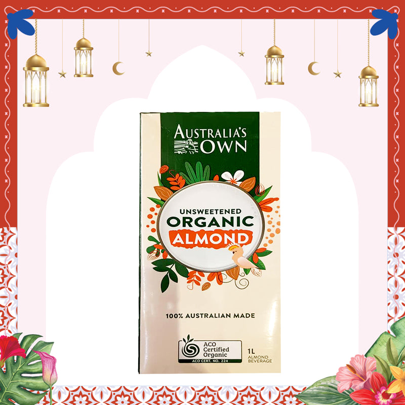 Australia's Own Organic Unsweetened Almond Milk 1L