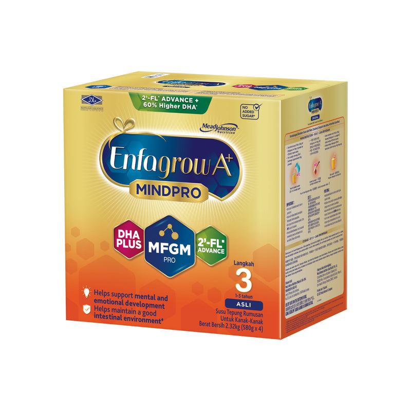 Enfagrow A+ MindPro Step 3 with MFGM Pro, DHA Pro and 2'-FL (Original) 2.32kg