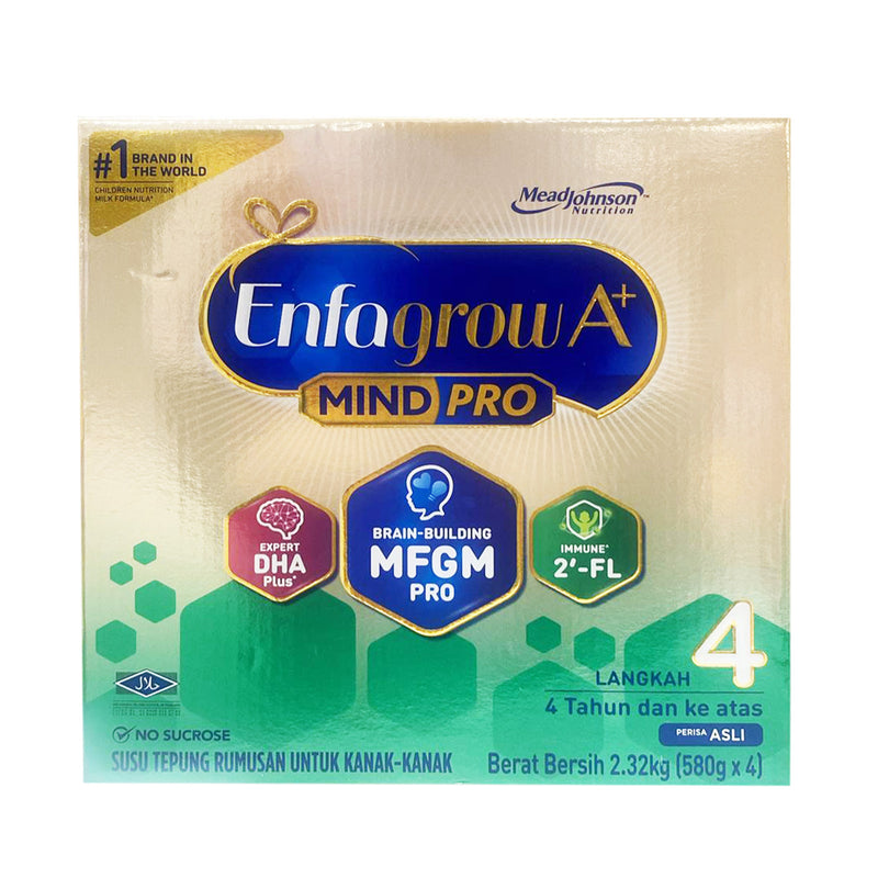 Enfagrow A+ MindPro Step 4 with MFGM Pro, DHA Pro and 2'-FL (Original) 2.32kg