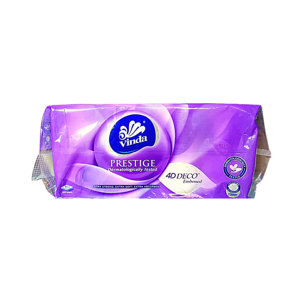 Vinda Deluxe 3Ply Bathroom Tissue Deco 200pcs x 8 (highest price)