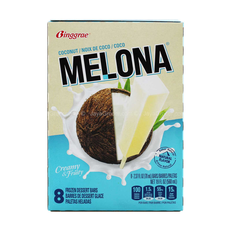 Binggrae Melona Coconut Frozen Dessert Bars 130ml