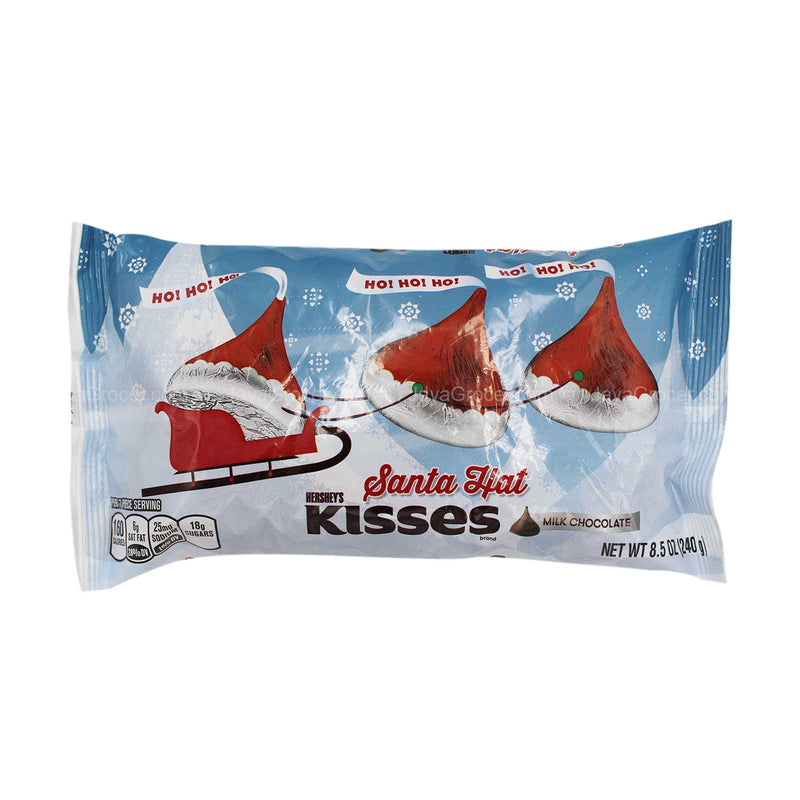 Hershey's Kisses Milk Chocolate Santa Hat 221g